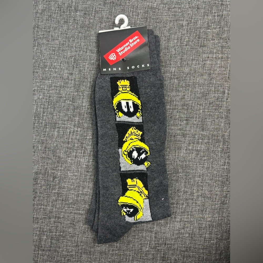 Warner Bros. Men's Marvin the Martian Socks